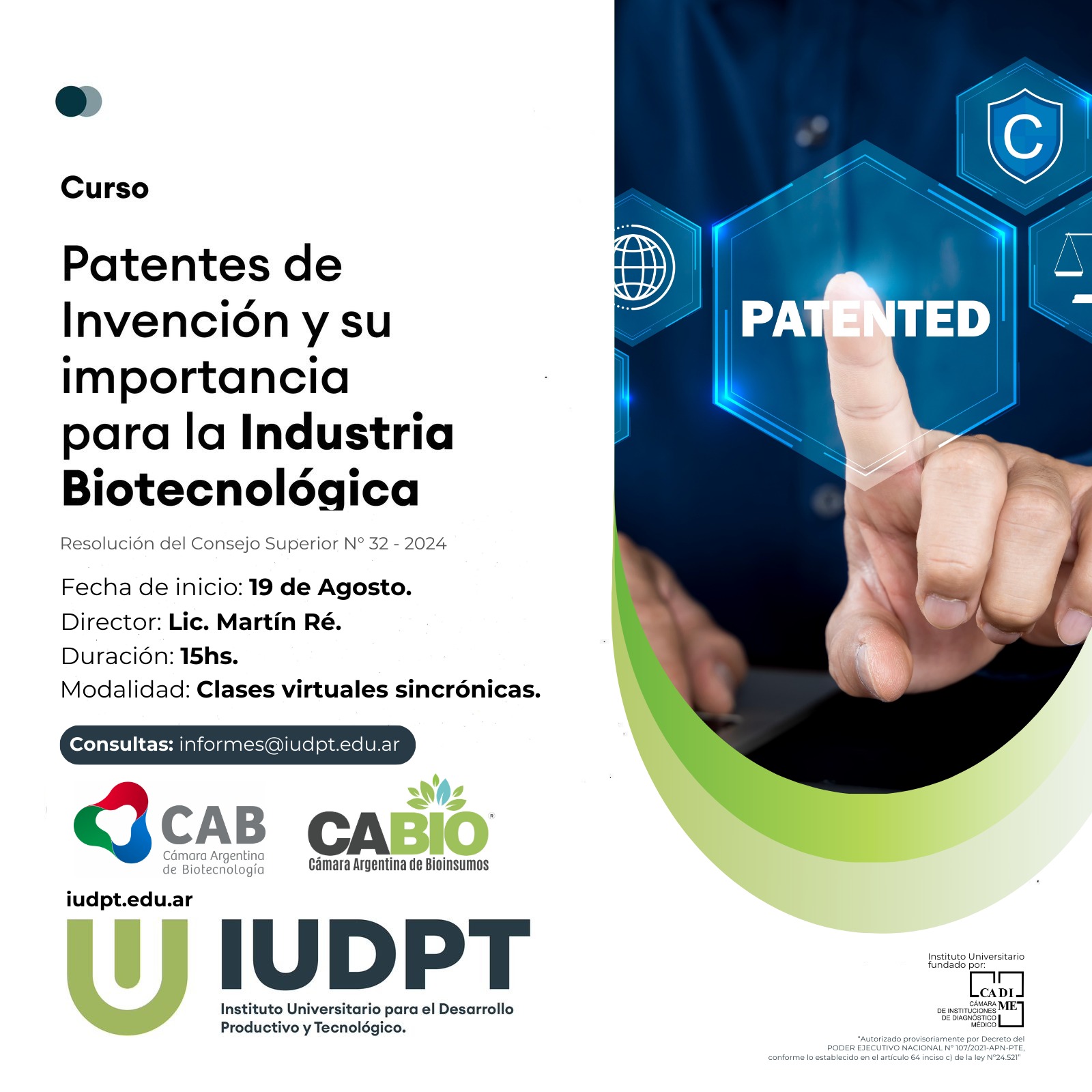 Patentes de Invención y su importancia para la Industria Biotecnológica