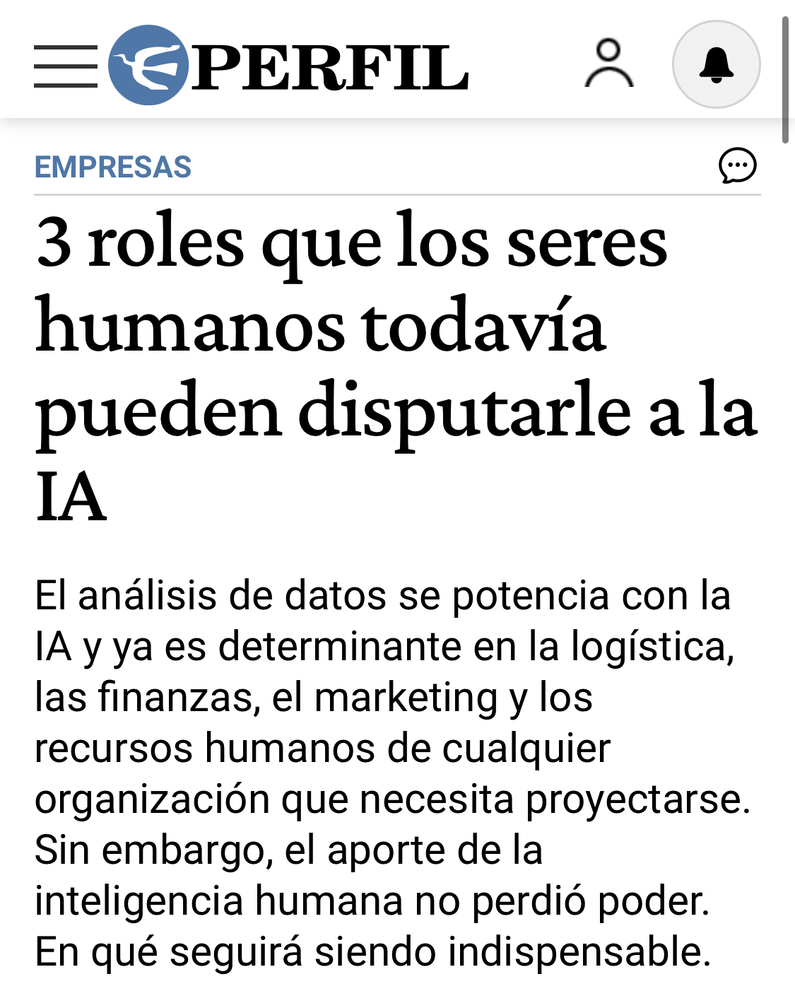 3 roles que los seres humanos todavía pueden disputarle a la IA