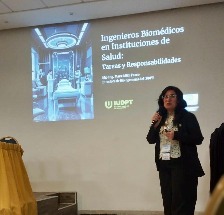 Charla del IUDPT en el Congreso de la Sociedad Argentina de Bioingeniería (SABI)