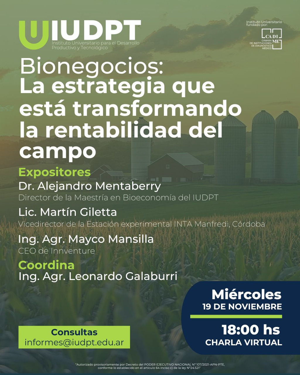 Charla – La estrategia que está transformando la rentabilidad del campo