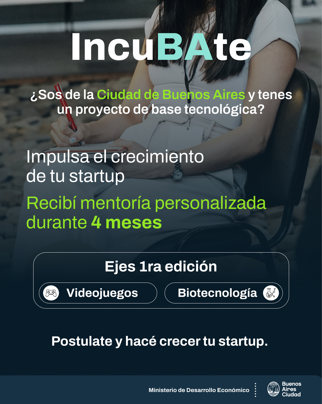 El IUDPT acompaña la iniciativa “IncuBAte” del GCBA