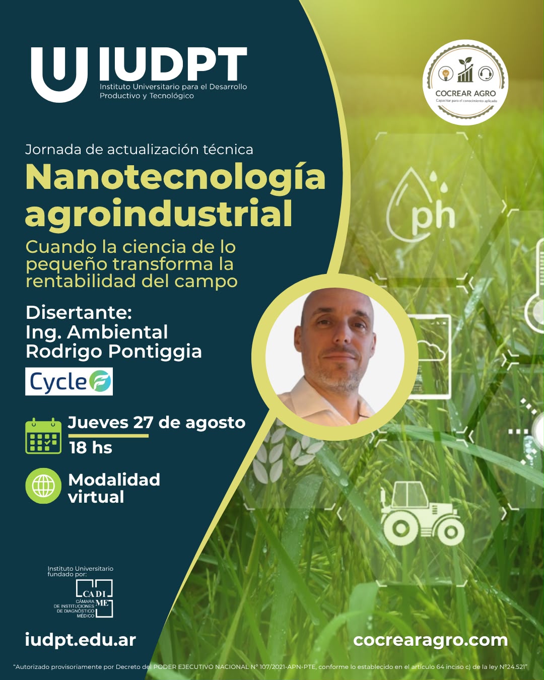 Nano tecnología en el Agro – Nueva Jornada de actualización